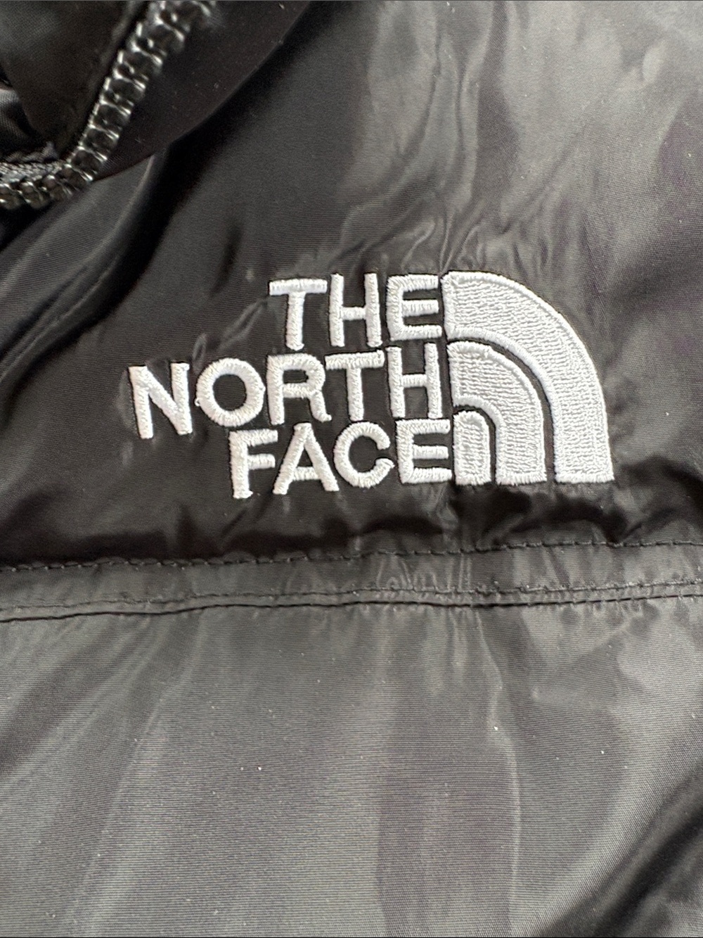 North Face 1996 Nuptse 700 Down Puffer Jacket Women’s Small Black - Picture 3 of 11